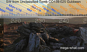 SW axial view from Gubbeen Unclassified Tomb