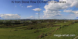 View N from Gurranes Stone Row