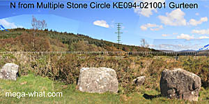 View N from Gurteen Stone Circle