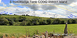 View S from Island Wedge Tomb