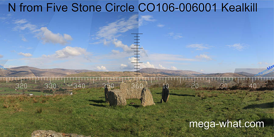 View N from Kealkill Stone Circle