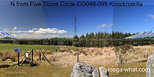 View N from Knocknakilla Stone Circle
