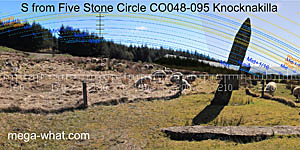 View S from Knocknakilla Stone Circle