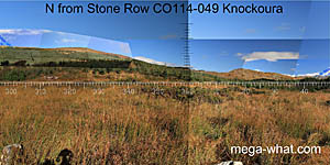 View N from Knockoura Stone Row