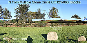 View N from Knocks (N) Stone Circle