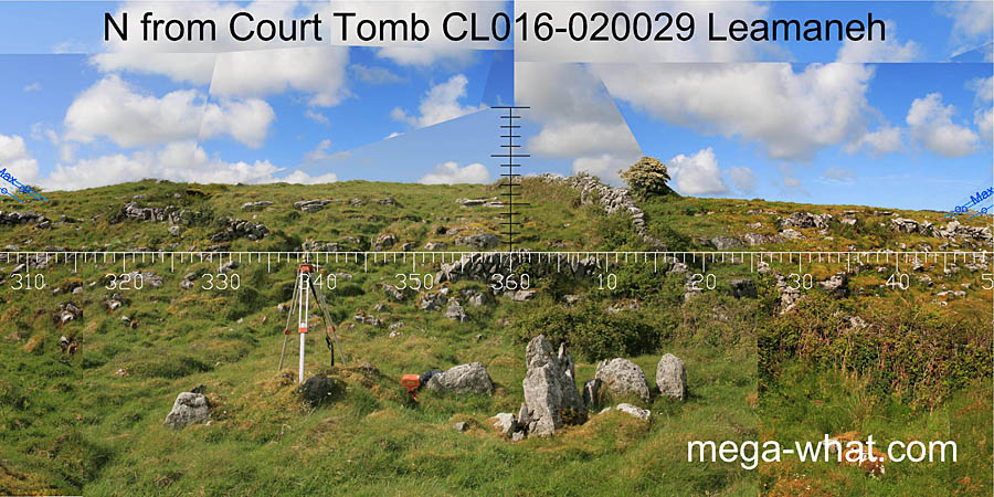 View N from Leamaneh Court Tomb