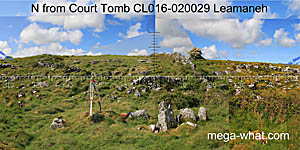 View N from Leamaneh Court Tomb