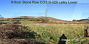 View N from Leitry Stone Row