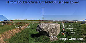 View N from Lisheen Boulder-Burial