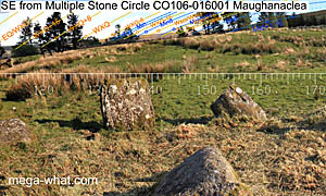SE axial view from Maughanaclea Boulder-Burials