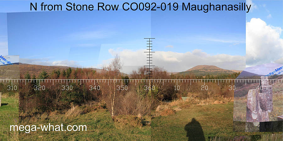 View N from Maughanasilly Stone Row
