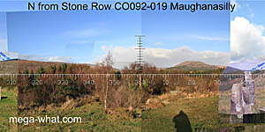 View N from Maughanasilly Stone Row