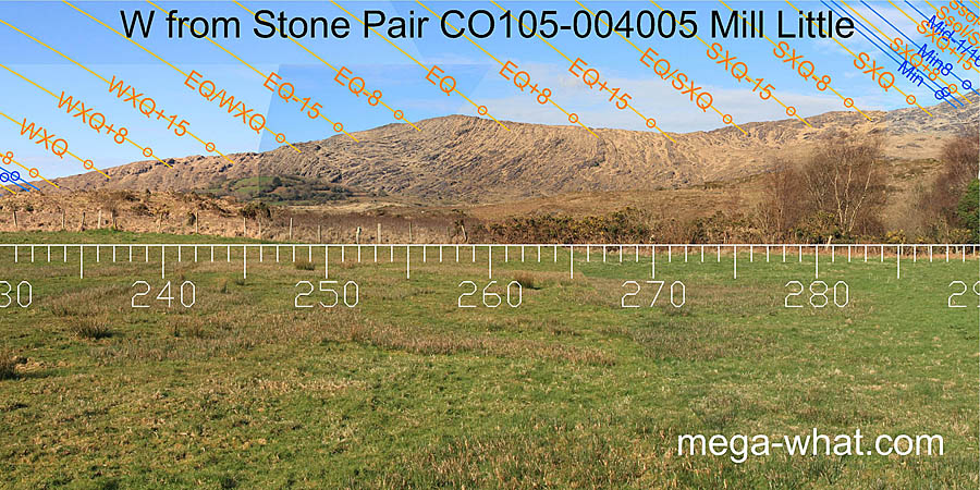 W from Mill Little Stone Pair, Cork, Ireland.