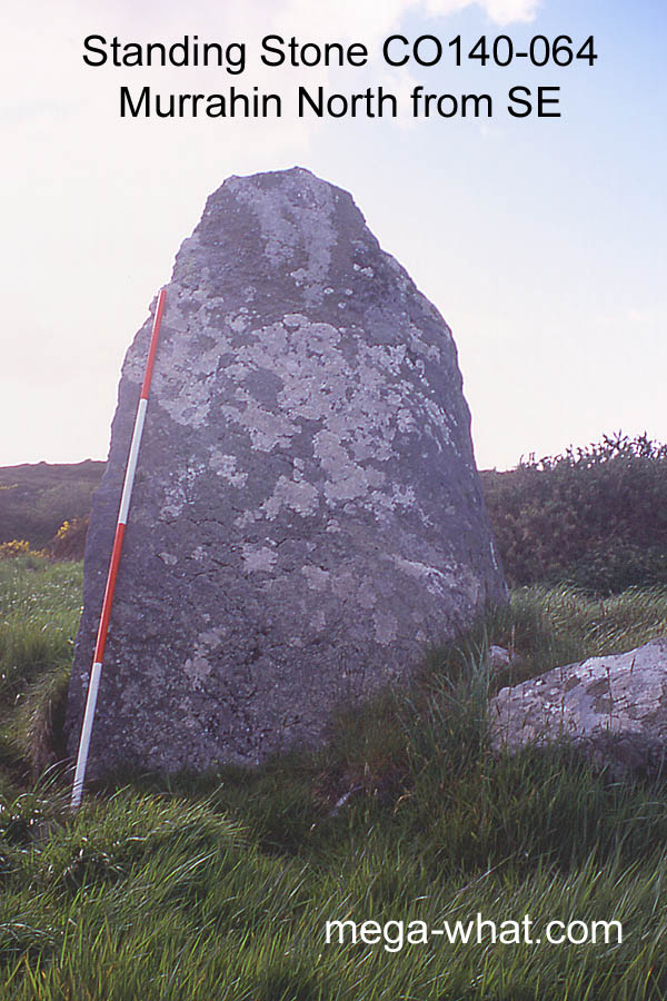 Murrahin Standing Stone, Cork, Ireland.