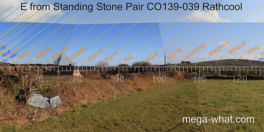 E from Rathcool Standing Stone Pair, Cork, Ireland.