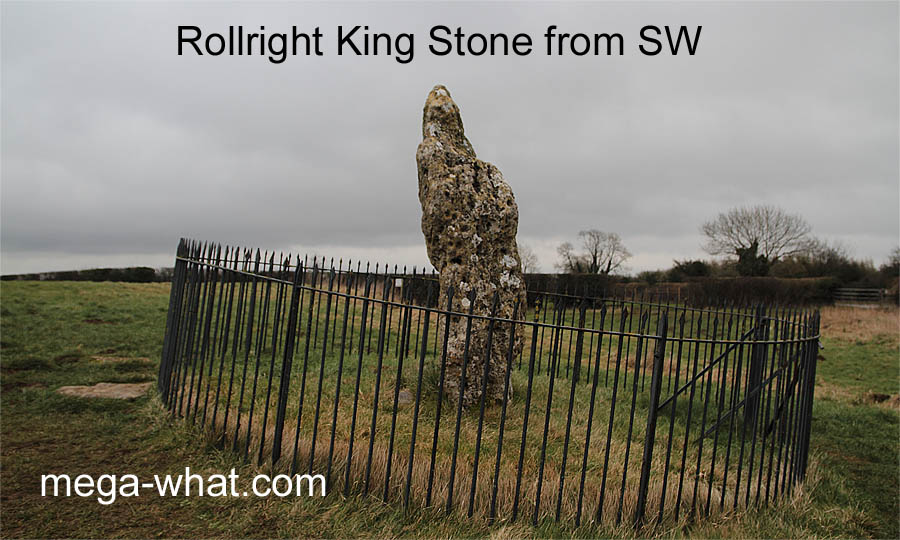 Rollright King Stone, West Oxfordshire, England.