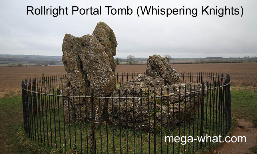 Rollright Whispering Knights, West Oxfordshire, England.