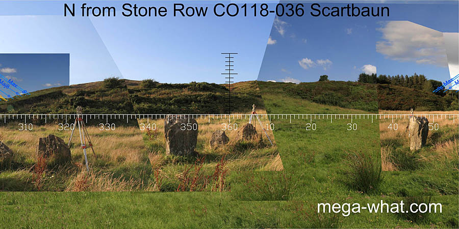 View N from Scartbaun Stone Row