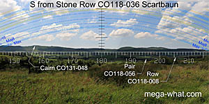 View S from Scartbaun Stone Row