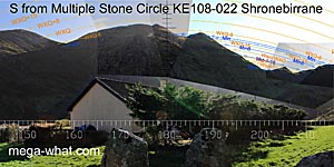 View S from Shronebirrane Stone Circle