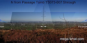 View N from Shrough Passage Tomb