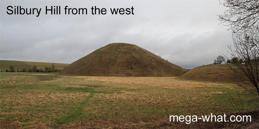 Silbury Hill, Avebury, Wiltshire, England.