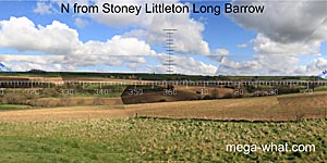 View N from Stoney Littleton Long Barrow