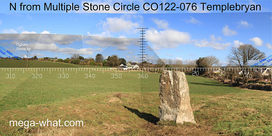 View N from Templebryan Stone Circle