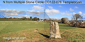 View N from Templebryan Stone Circle