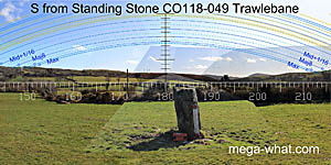 View S from Trawlebane Standing Stone CO118-049