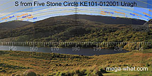 View S from Uragh Five Stone Circle
