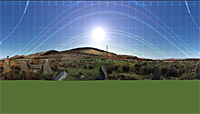 Panoramic view from Ardgroom Multiple Stone Circle