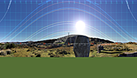 Panoramic view from Cashelkeelty Five Stone Circle Panoramic view from Cashelkeelty Five Stone Circle