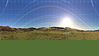 Panoramic view from Uragh Probable Five Stone Circle